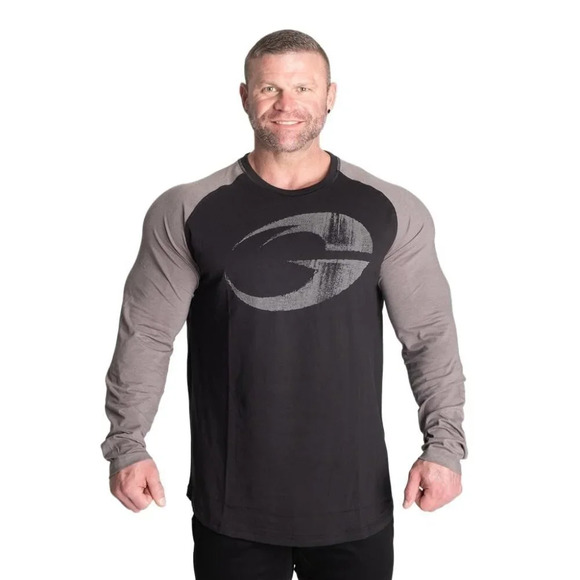 Gasp Original raglan ls, Black/Grey - Picture 1 of 5